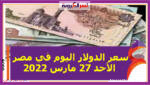 سعر الدولار اليوم في مصر الأحد 27 مارس 2022 خلال التعاملات