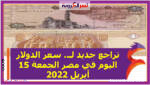تراجع جديد لـ.. سعر الدولار اليوم في مصر الجمعة 15 أبريل 2022