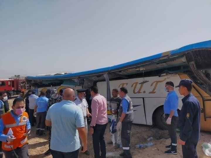 44 إصابة و 2 وفيات في حادث انقلاب اتوبيس بعد 7 كيلو من شرم الشيخ 27 279417448 531919548305902 3682007141298131396 n
