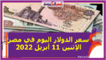 شهد سعر عملة الدولار الأمريكى مقابل الجنيه المصري خلال التعاملات صعود اليوم في مصر، الإثنين 11 أبريل/نيسان 2022، في تعاملات البنك المركزي والبنوك الحكومية والخاصة.