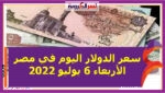 سعر الدولار اليوم في مصر الأربعاء 6 يوليو 2022.. البنوك الحكومية والخاصة.