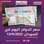 سعر الدولار اليوم في السودان الثلاثاء 13 سبتمبر 2022.. لدى البنك المركزي