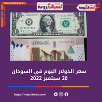 سعر الدولار اليوم في السودان الثلاثاء 20 سبتمبر 2022.. خلال التداول