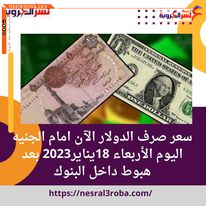 الدولار ..هل يوجد تحرك جديد لسعر الدولار في مصر اليوم الخميس 19 يناير 2023