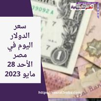 سعر الدولار في مصر الأحد 28 مايو 2023.. العملة المصرية تنتظر التحفيز
