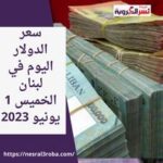 سعر الدولار اليوم في لبنان الخميس 1 يونيو 2023.. تعرف علي الليرة خلال التداول