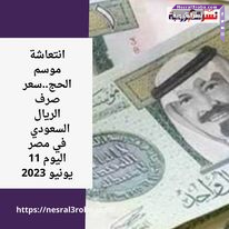 انتعاشة موسم الحج..سعر صرف الريال السعودي واليورو في مصر اليوم 11 يونيو 2023