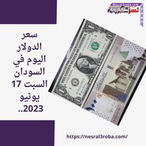 سعر الدولار اليوم في السودان السبت 17 يونيو 2023.. فتح نوافذ لشراء النقد الأجنبي