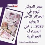 سعر الدولار اليوم في الجزائر الأحد 9 يوليو 2023.. داخل المصارف الجزائرية