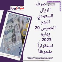 سعر صرف الريال السعودي اليوم الخميس 20 يوليو 2023..استقراراً ملحوظاً
