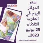 سعر صرف الدولار اليوم في المغرب 25 يوليو 2023.. انخفاض محدود