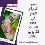سعر الدولار اليوم السبت 22 يوليو 2023 فى مصر بكل البنوك العاملة