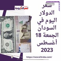 أسعار العملات في السودان اليوم الجمعة 18 أغسطس 2023.. استقرار مقابل الجنيه