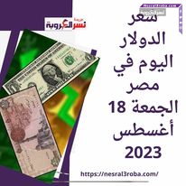 سعر الدولار اليوم في مصر الجمعة 18 أغسطس 2023..شراء أراض بالدولار