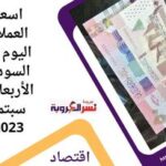 أسعار العملات في السودان اليوم الأربعاء 6 سبتمبر 2023.. أمام الجنيه السوداني