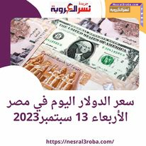 سعر الدولار اليوم في مصر الأربعاء 13 سبتمبر.. أرتفاع في السوق السوداء