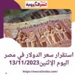 استقرار سعر الدولار في مصر اليوم الإثنين13/11/2023 أمام الجنيه
