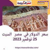 سعر #الدولار اليوم في #مصر السبت 25 نوفمبر 2023.. في ظل الإجازة الإسبوعية للبنوك