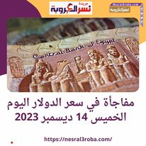 مفاجأة .. سعر #الدولار في #مصر الخميس 14 ديسمبر 2023 لتعاملات اليوم