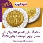 مفاجأة ..فى #سعر #الدولار في مصر اليوم الجمعة 5 يناير 2024