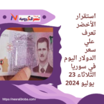 سعر الدولار اليوم في سوريا الثلاثاء 23 يوليو 2024