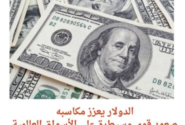 الدولار يعزز مكاسبه.. صعود قوي وسيطرة على الأسواق العالمية