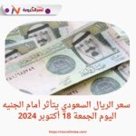 سعر الريال السعودي يتأثر أمام الجنيه اليوم الجمعة 18 أكتوبر 2024