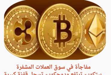 مفاجأة في سوق العملات المشفرة: بيتكوين ترتفع ودوجكوين تسجل قفزة كبيرة