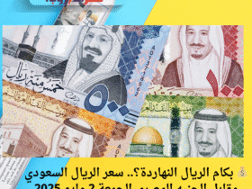 💰 بكام الريال النهاردة؟.. سعر الريال السعودي مقابل الجنيه المصري الجمعة 2 مايو 2025