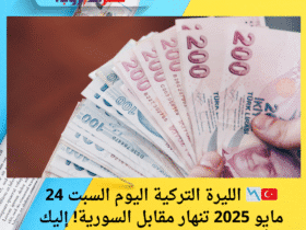 🇹🇷📉 الليرة التركية اليوم السبت 24 مايو 2025 تنهار مقابل السورية! إليك الأسعار الجديدة في سوريا اليوم 💰