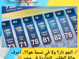 🌡️ الجو نار؟ ولا في نسمة هوا؟.. اعرف حالة الطقس النهاردة في مصر 🔥💨