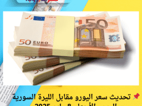 📌 تحديث سعر اليورو مقابل الليرة السورية اليوم - الأربعاء 8 مايو 2025