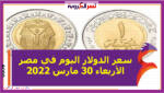سعر الدولار اليوم في مصر الأربعاء 30 مارس 2022 خلال التعاملات
