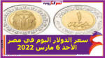 سعر الدولار اليوم في مصر الأحد 6 مارس 2022 خلال التعاملات