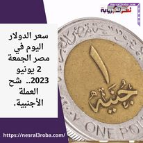 سعر الدولار اليوم في مصر الجمعة 2 يونيو 2023.. شح العملة الأجنبية.