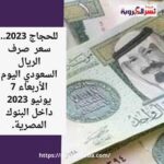 للحجاج 2023.. سعر صرف الريال السعودي اليوم الأربعاء 7 يونيو 2023 داخل البنوك المصرية.