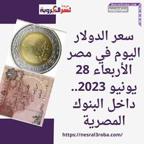 سعر الدولار اليوم في مصر الأربعاء 28 يونيو 2023.. داخل البنوك المصرية