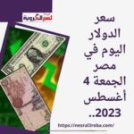 سعر الدولار اليوم في مصر الجمعة 4 أغسطس 2023..برفع سعر الفائدة بواقع 1%