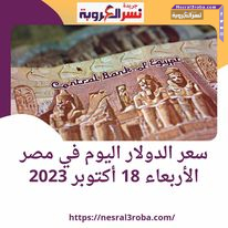 سعر الدولار اليوم في مصر الأربعاء 18 أكتوبر 2023.. أرتفاع جديد بالسوق السوداء