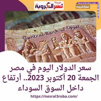 سعر الدولار اليوم في مصر الجمعة 20 أكتوبر 2023.. أرتفاع داخل السوق السوداء