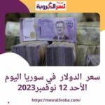 سعر الدولار اليوم في سوريا الأحد 12 نوفمبر 2023.. داخل المصرف المركزي.
