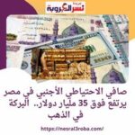 صافي الاحتياطي الأجنبي في مصر يرتفع فوق 35 مليار دولار.. البركة في الذهب