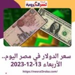سعر الدولار اليوم في مصر.. الأربعاء 13 ديسمبر 2023 داخل البنوك المصرية