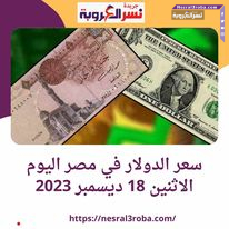 سعر الدولار في مصر اليوم الاثنين 18 ديسمبر 2023.. شوف بكام لدى البنوك