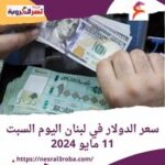 سعر الدولار في لبنان اليوم السبت 11 مايو 2024..عند الصرافين