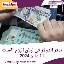 سعر الدولار في لبنان اليوم السبت 11 مايو 2024..عند الصرافين