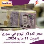 سعر الدولار اليوم في سوريا السبت 11 مايو 2024.. داخل السوق السوداء