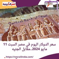 سعر الدولار اليوم في مصر السبت 11 مايو 2024..مقابل الجنيه