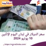 سعر الدولار في لبنان اليوم الإثنين 10 يونيو 2024..استقر التصنيف الائتماني