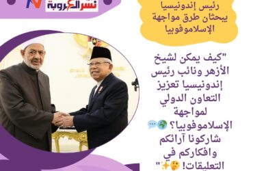 "كيف يمكن لشيخ الأزهر ونائب رئيس إندونيسيا تعزيز التعاون الدولي لمواجهة الإسلاموفوبيا؟ 🌍💬